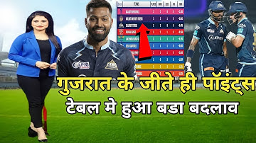 IPL 2022 TODAY match points table 2022 | GT vs RR After match points table 2022 | RR vs GT highlight