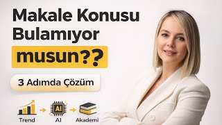 Makale / Tez Konusu Nasıl Bulunur? (3 Adımda Akademik Konu Bulma)