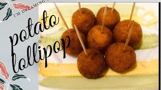 Potato Lollipop /Easy Evening Tea Snack Recipes /veg Party starters appetizer dish ideas