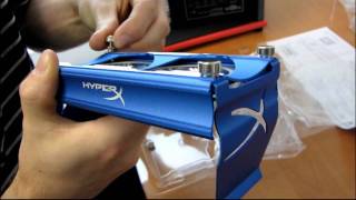 Kingston HyperX Blue LED Aluminum Dual 60mm RAM Fan Unboxing & First Look Linus Tech Tips