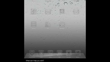 Siri on iPad (iOS 5.0.1)