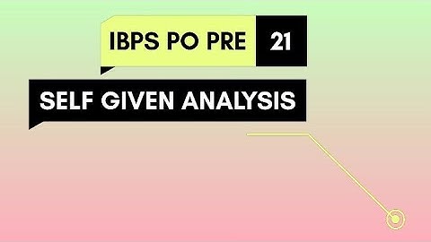 SELF GIVEN ANALYSIS IBPS PO PRE 2021 🙁 | 2nd SHIFT | TELL YOUR SECTION WISE ATTEMPT