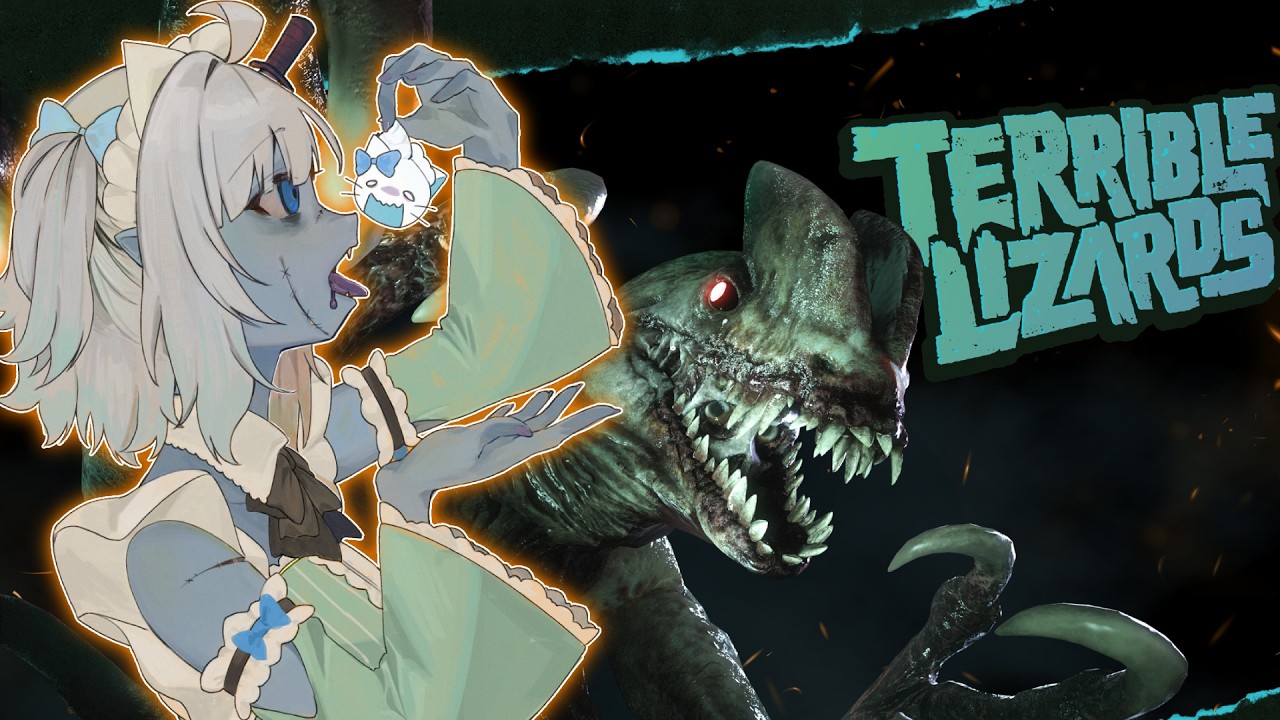 【TERRIBLE LIZARDS】DINOS AND PARKOUR! WOOHOOOO!【Maid Mint Fantôme】