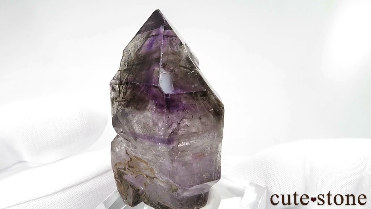 ジンバブエ産 アメジスト＆スモーキークォーツ（セプタークォーツ）の