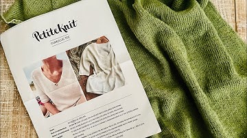 *Part 3* KAL Petite Knit Cumulus Tee (i-cord body bind off)