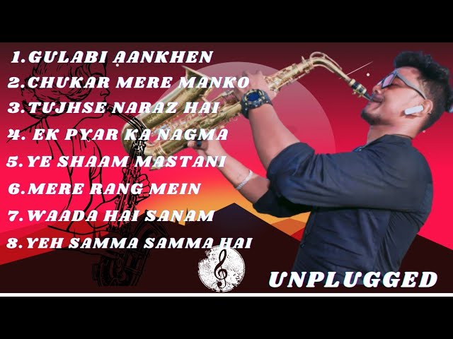 Saxophone Old Hindi Songs | Unplugged | Saxophone instrumental class=