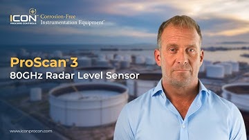 All about the LevelPro ProScan3 80GHz Radar Liquid Level Sensor from Icon Process Controls