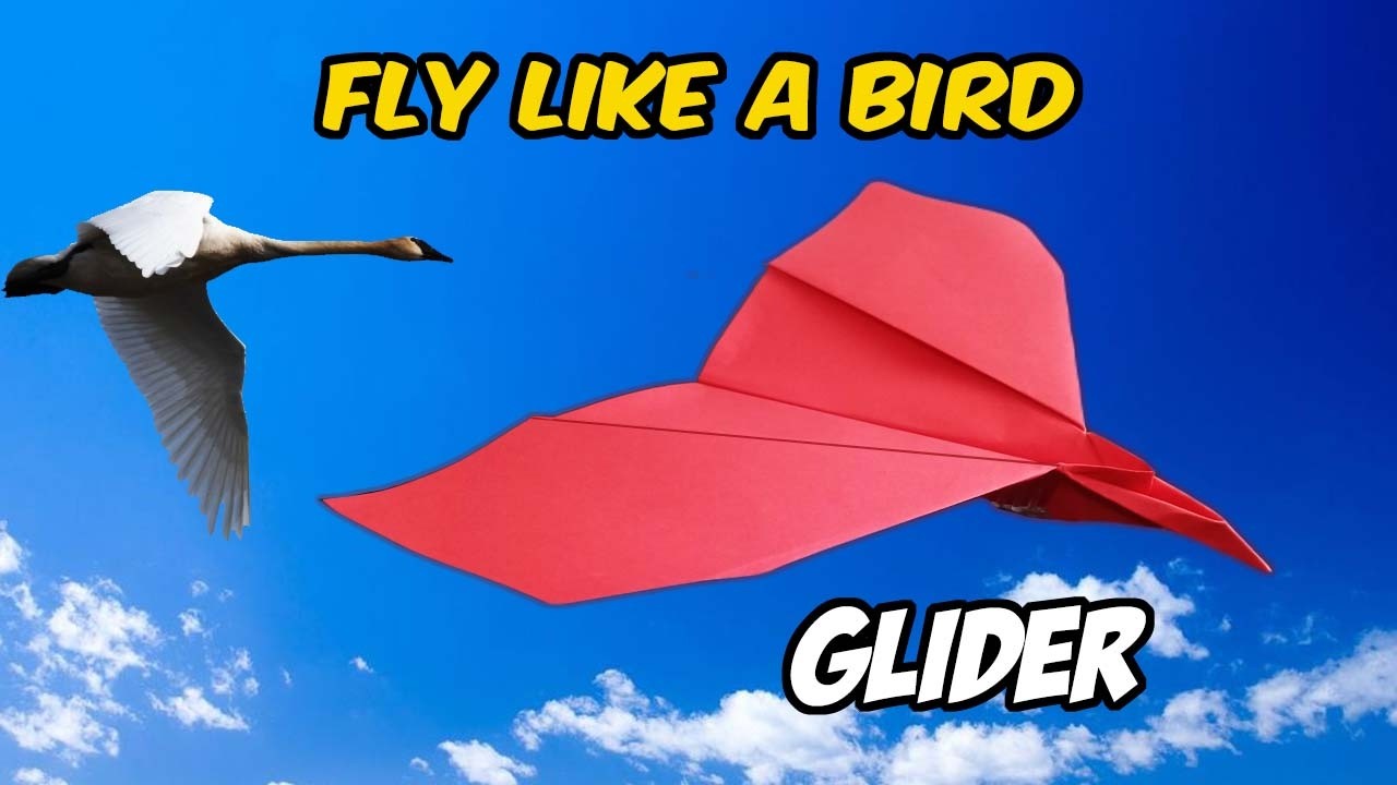 Make This Paper Airplane with Flapping Wings in Minutes