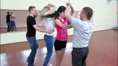 !!Zouk class протанцовка после занятия in dance studio DancA 11 04 14 -зук на 2 пары