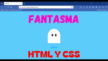 👻 Cómo dibujar un fantasma en HTML y CSS - Web development