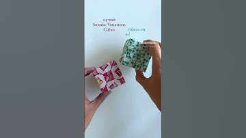 Modular Origami | 24 unit-Origami Cubes #origami #modularorigami #paperfolding #fyp