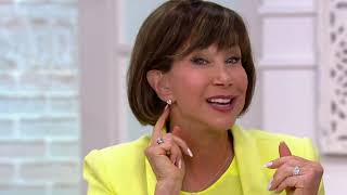 Celebrity Diamonique x Kathy Levine Choice of Cut Studs, Sterling or 14K Plated on QVC Wealth