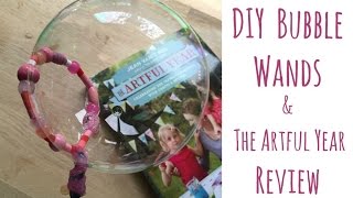 DIY Bead Bubble Wands & The Artful Year Beaded Bubble Wand