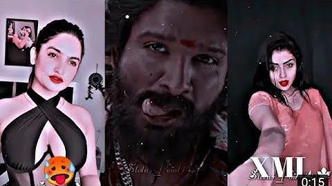allu arjun New trending song hot girl XML video || XML video editing by alightmotion | #alightmotion