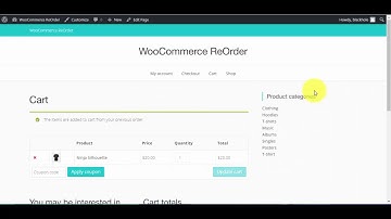 WooCommerce ReOrder