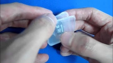 micro sd packaging memory card plastic case box blister clamshell tray esd sa7