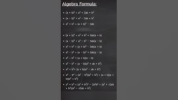 Algebra formula   #maths #algebra #reasoning #youtubeshorts
