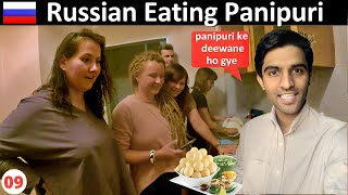 Russian Trying Indian Food | Panipuri dekh ke hue shocked