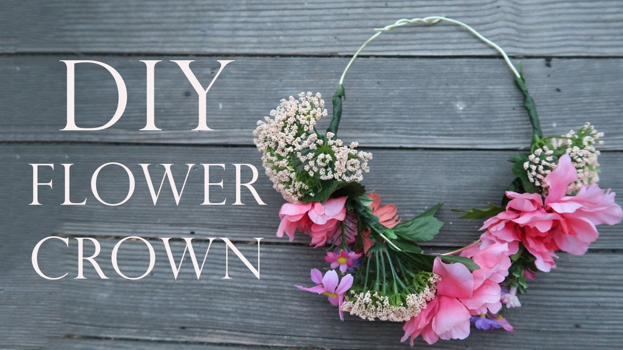 Diy Flower Crown Tutorial Faux