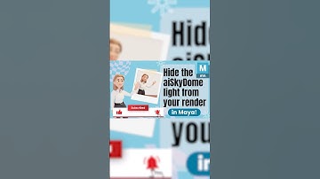 Remove the SkyDome from your Maya render. Here’s how! #learn3d #learnmaya #cgiart