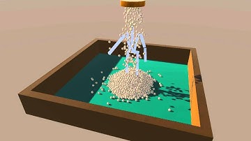 Falling Sand on Body