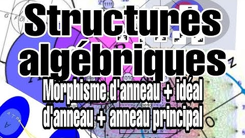 Structures algébriques : #Morphisme d