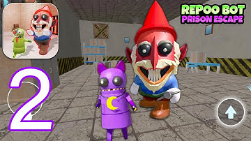 Repoo Bot Prison Escape Obby - Gameplay Walkthrough Part 2 - Repoo Bot Prison Escape (Android, iOS)