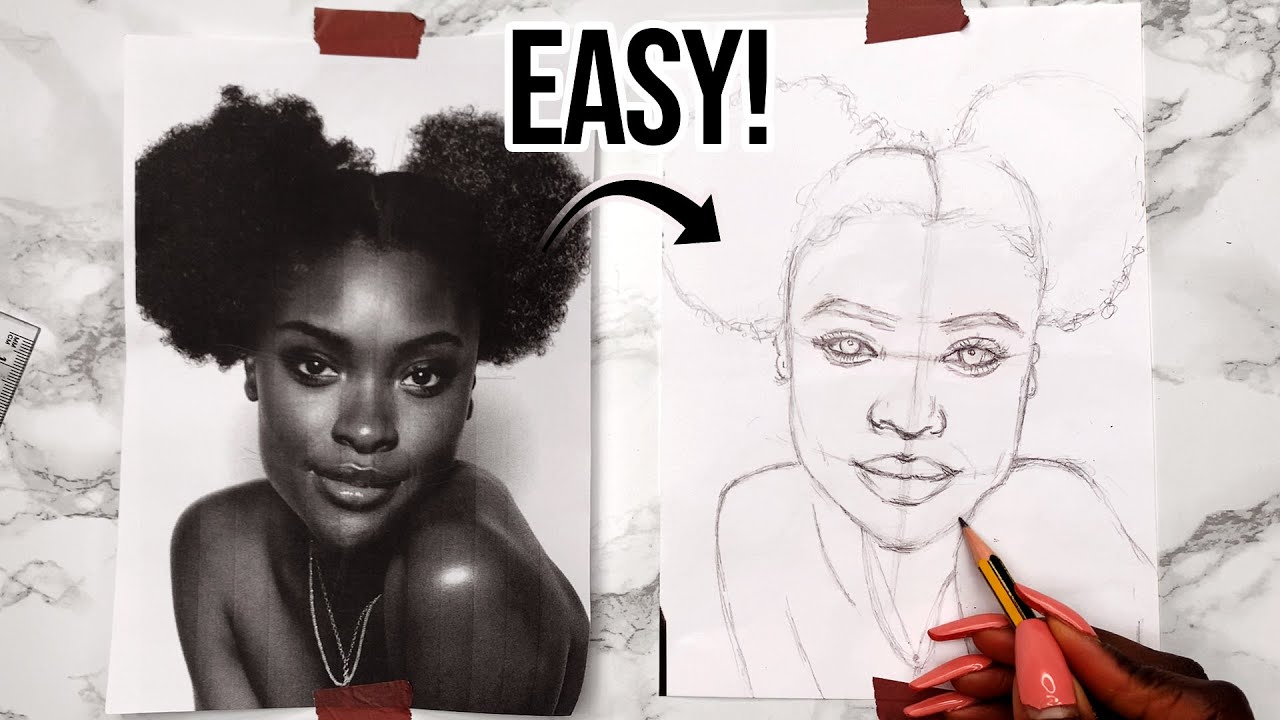 How to get a PERFECT SKETCH every time - 3 Easy Ways - YouTube