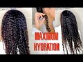 MAXIMUM Hydration for Dry Natural Hair!! MAX LENGTH RETENTION Low porosity