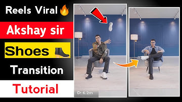 Reels Viral Shoes Reverse Transition Editing | How to Make Transition Video on Reels | Viral india