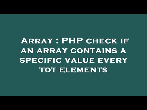 Array : PHP