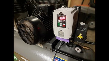 VFD drive on a compressor