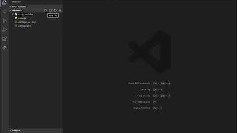 #1 Node.js -  gitIgnore and npm install