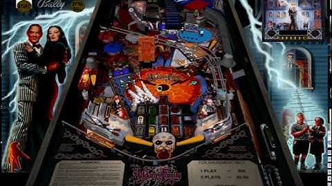 addams family visual pinball