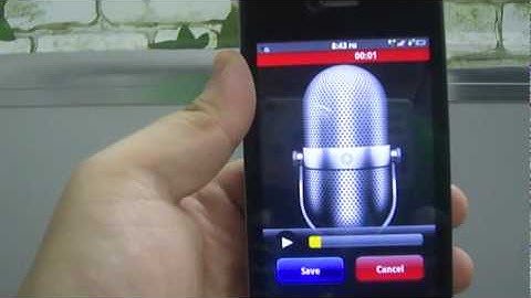 3.4 WiFi Navigation Google Android V2.2 Mobile Cell Phone P05-M89J (23) Sound Recorder