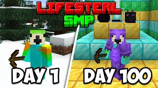 Surviving 100 Days In The Lifesteal SMP...
