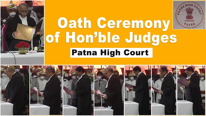 LIVE: Oath ceremony of Honble Judges transferred to Patna High Court and Judges Designate