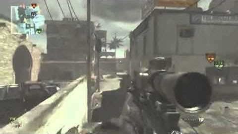 Cod MW3 MSR Sniper Gameplay Quickscoping/Hardscoping/Dragscoping Seatown Part 1