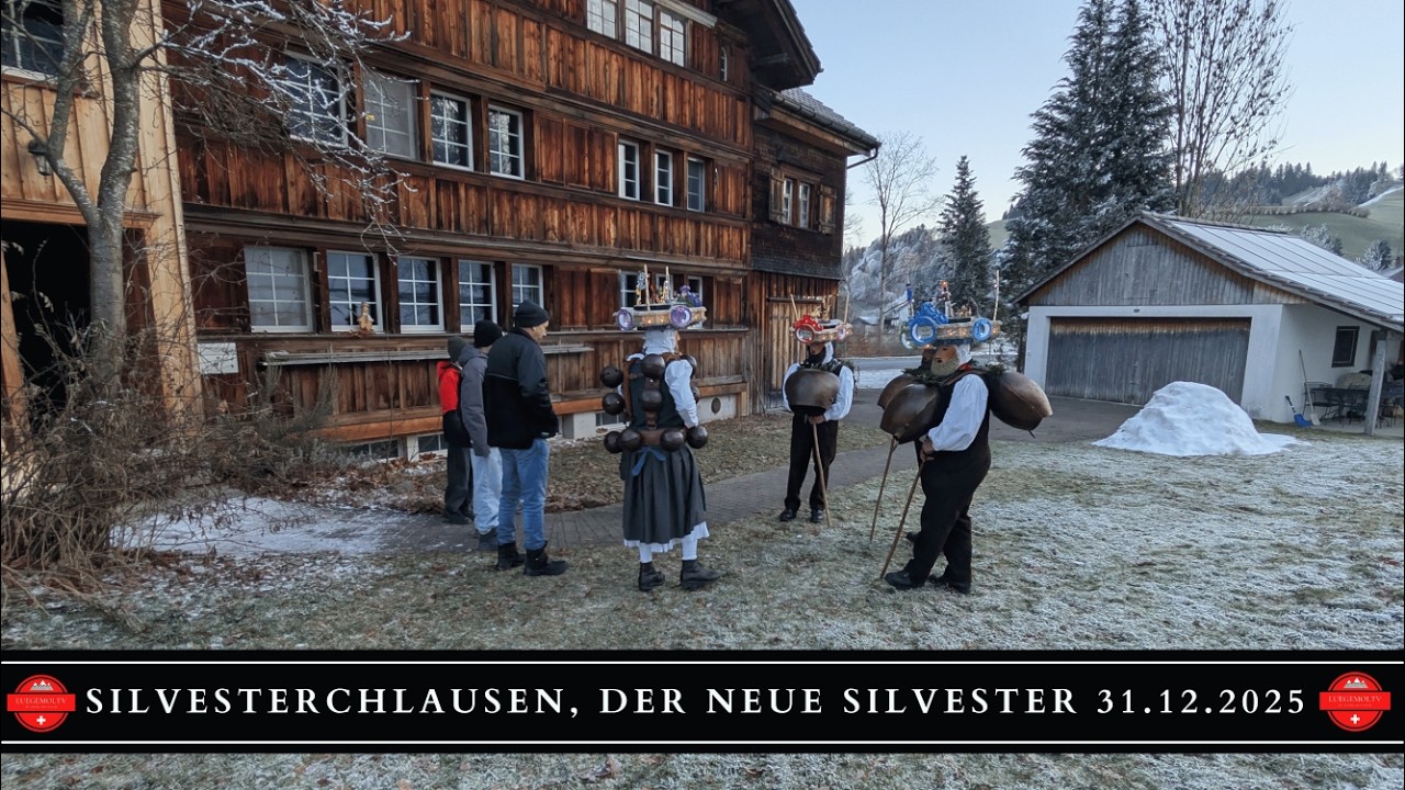 Silvesterchlausen Urnäsch 2025 | Neuer Silvester | Appenzeller Brauchtum 4K