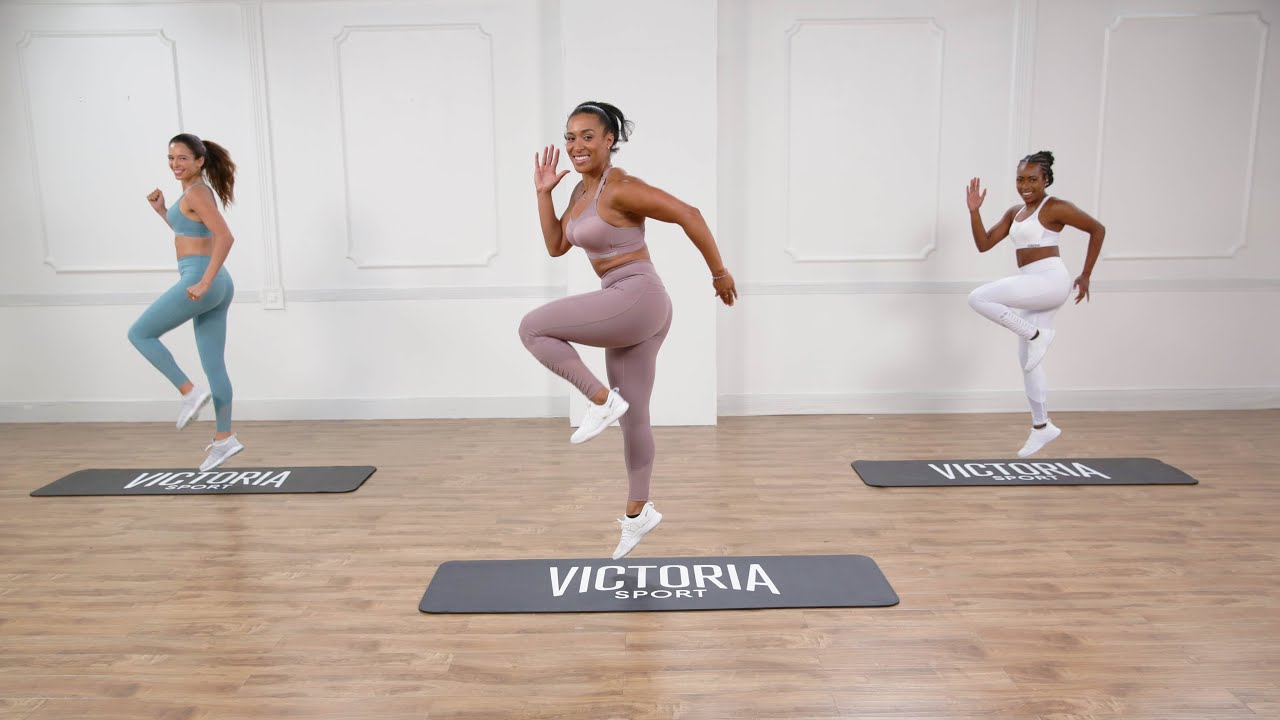 25-Minute Victoria Sport High Impact Cardio & Lower Body Workout 