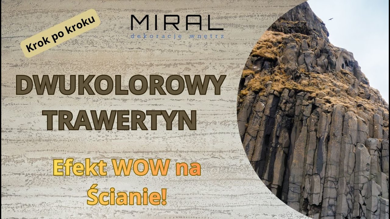 Trawertyn Dwukolorowy – Jak wykonać Tynk Trawertyn Silver - Efekt Rdzy?