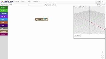 BlocksCAD Training Video: Using Variables