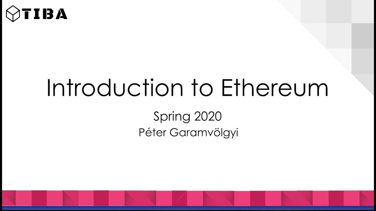 Introduction to Ethereum - step by step learning