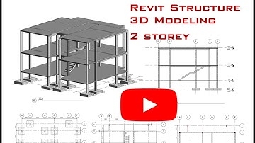 "Revit Tutorial: 3D Structural Modeling of a Concrete Frame Building Step-by-Step"