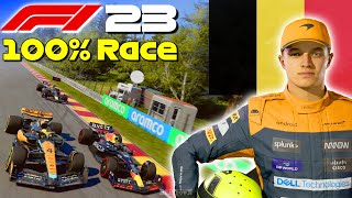 F1 23 - Let's Make Norris World Champion #15: 100% Race Belgium