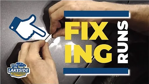 How to Fix Runs & Sags in Auto Paint - Single Stage & Clearcoat