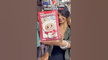 Labubu COCACOLA EDITION X BLIND BOX (Unboxing) #shorts #youtubeshorts #labubu #blindbox #viral #yt