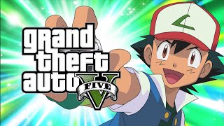 GTA5 모드 : 인간을 잡는 포켓몬스터 모드 - GTA5 pokemon mod : [우왁굳]