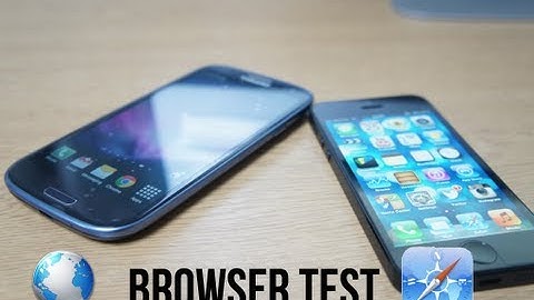iPhone 5 VS Samsung S3: Browser Benchmarks