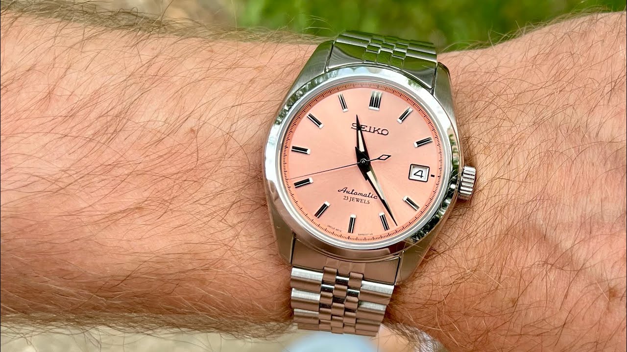 Seiko SARB035 with Salmon Dial - Uncle Seiko SARB037 Mod - YouTube